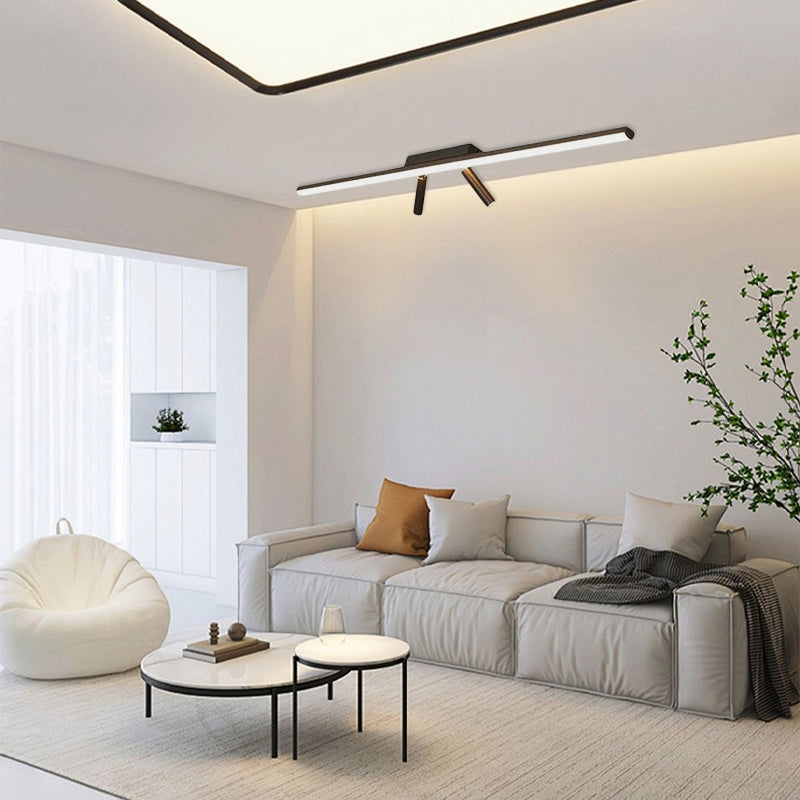 Minimalist Linear Ceiling Light for living room
